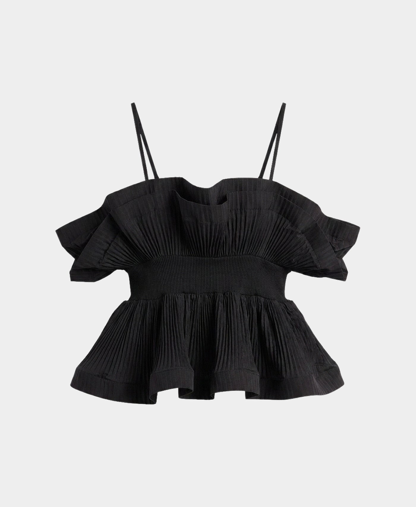 フォクシー Pleated PeplumTop Pleated Peplum Top – FOX'S - Online