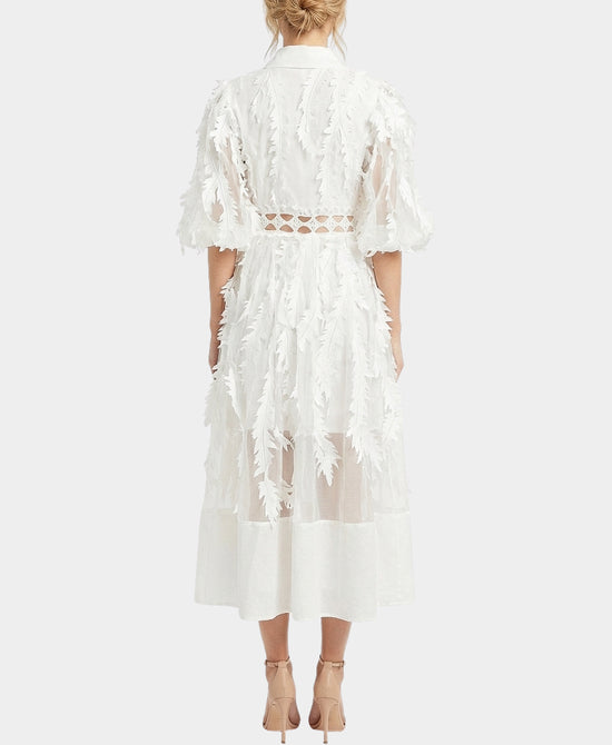 Leaf Maxi Dress w/ Cut-Out view 2