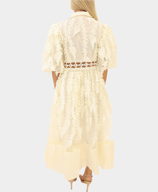 Leaf Maxi Dress w/ Cut-Out view 2