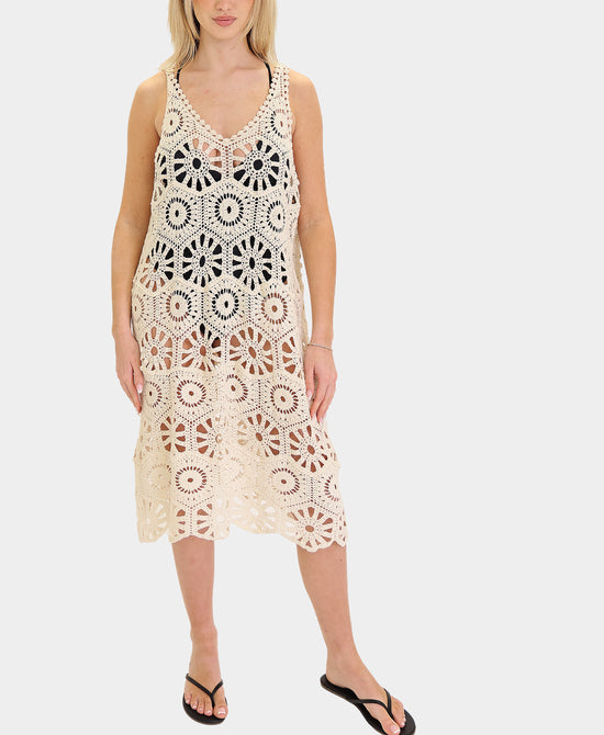 Crochet Swim Cover-Up view 1