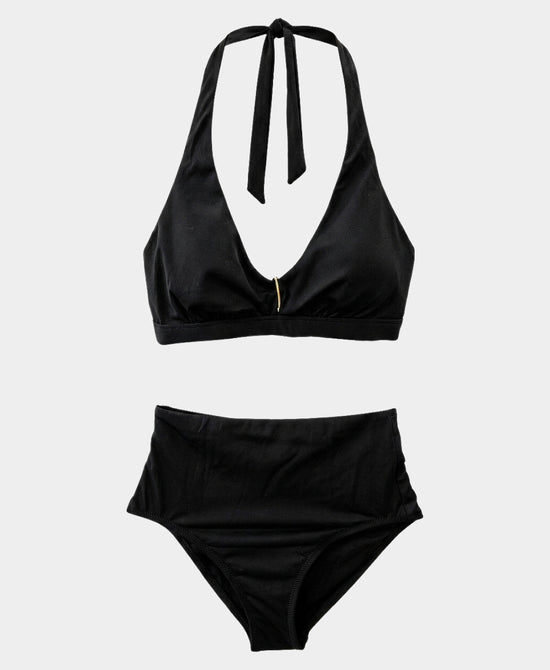 
Solid Bikini - 2 Pc Set in BLACK view 1