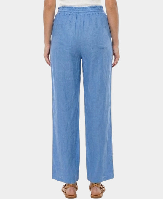 
Solid Swim Cover-Up Pants in BLUE view 2