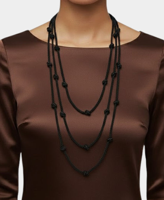 Crystal Multi Strand Necklace view 