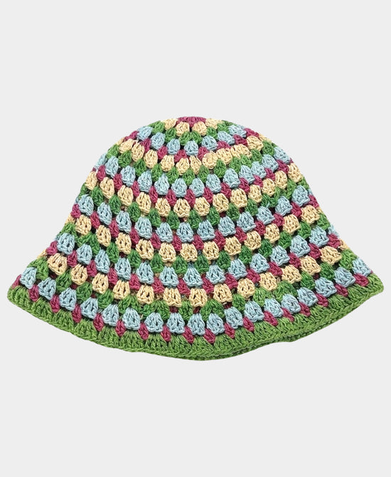 
Crochet Bucket Hat in MULTI view 2