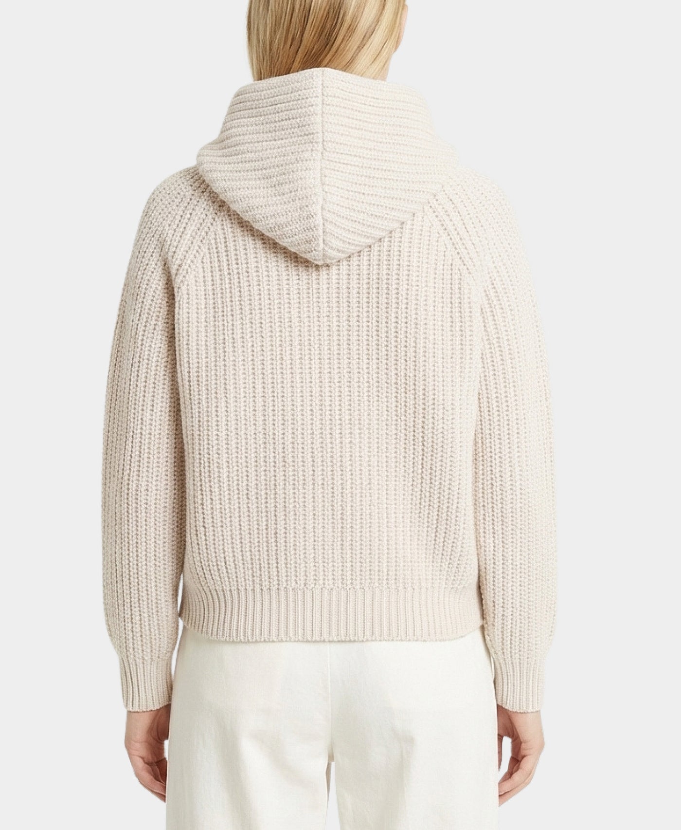 Shearling Jacket w/ Knit Sleeves view 2