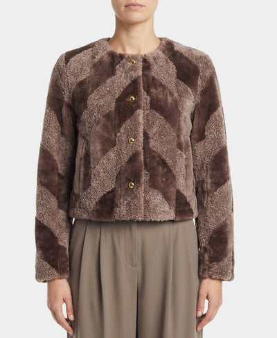 Tonal Shearling Jacket image 1