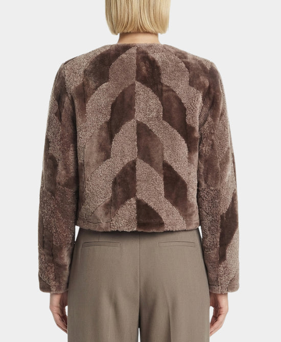 Tonal Shearling Jacket view 