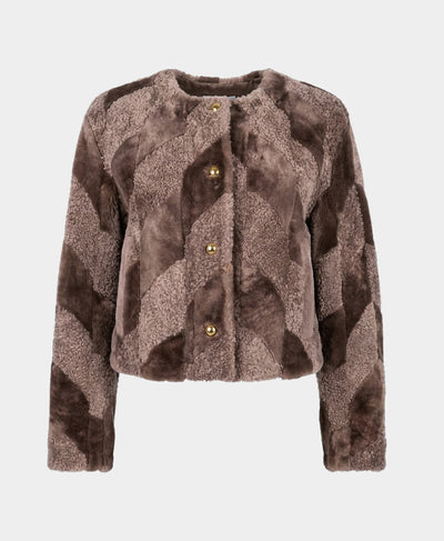 Tonal Shearling Jacket image 3