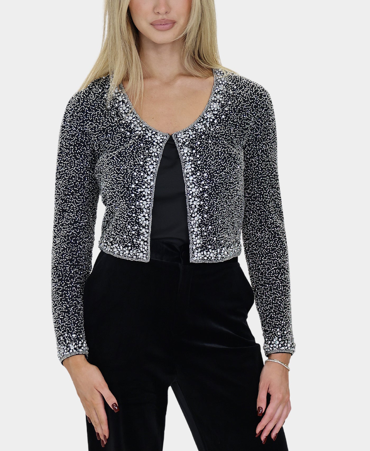 Beaded Rhinestone Jacket view 2