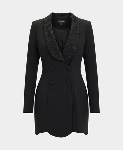 Blazer Dress w/ Crystals image 3