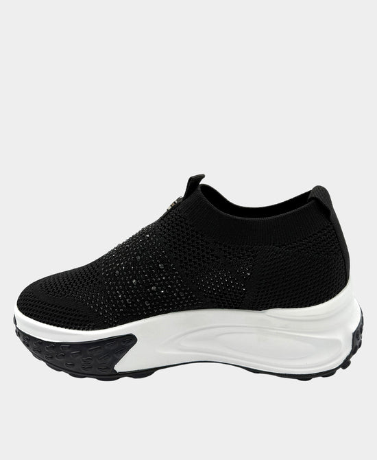 Crystal Wedge Sneaker view 2