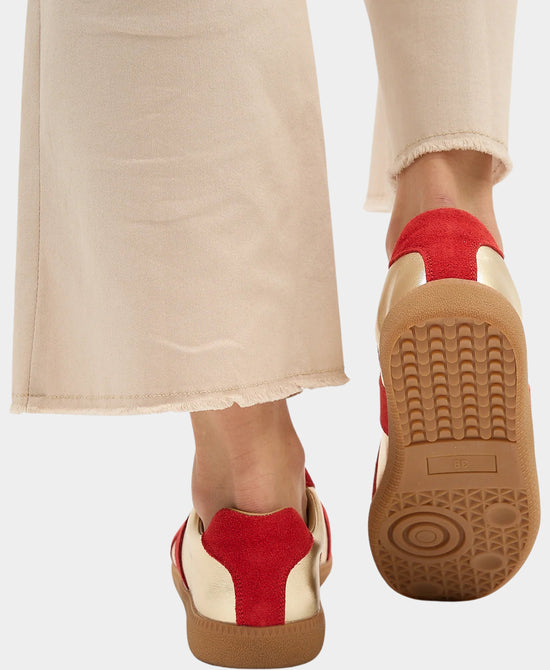 Two Tone Metallic Sneaker view 2