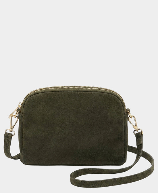 
Suede Crossbody Bag in DARK OLIVE view 2