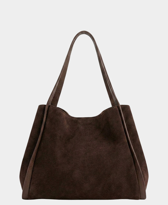 
Suede Handbag in BROWN view 2