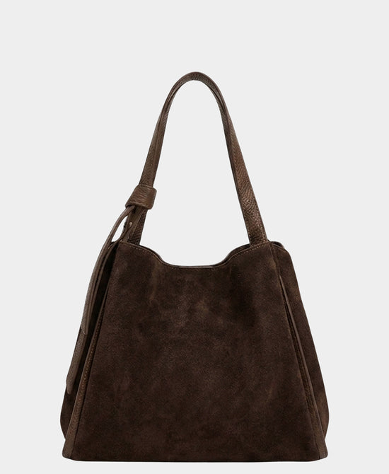 
Suede Handbag in BROWN view 1