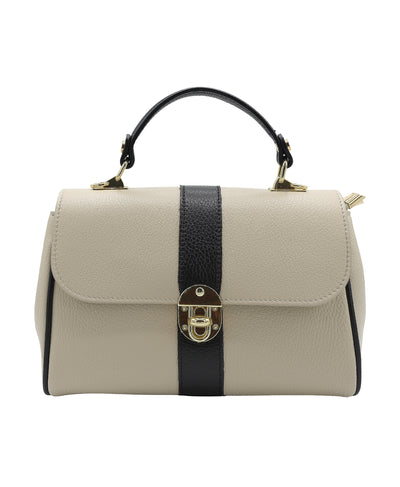 Two Tone Leather Handbag image 2