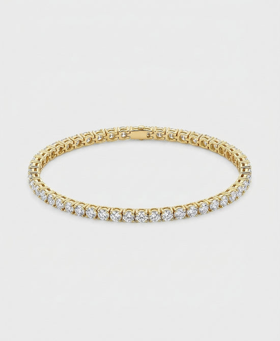
Moissanite Tennis Bracelet in GOLD view 2