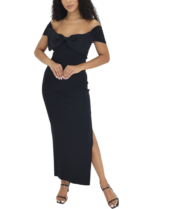 Bow Bodycon Midi Dress view 