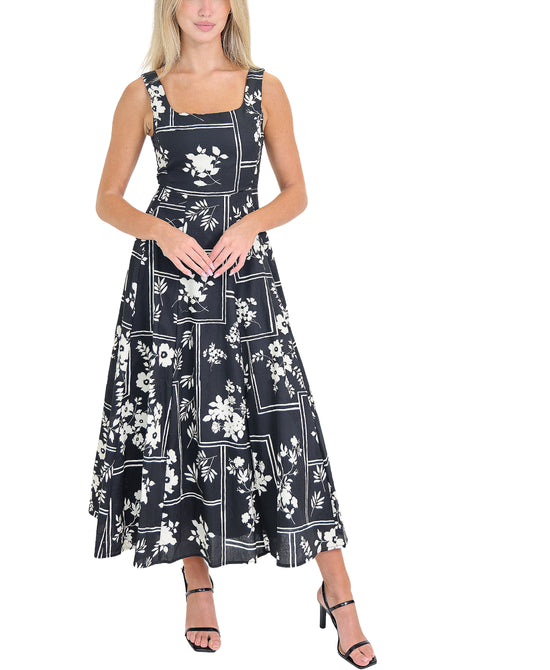 Floral Print Midi Dress view 
