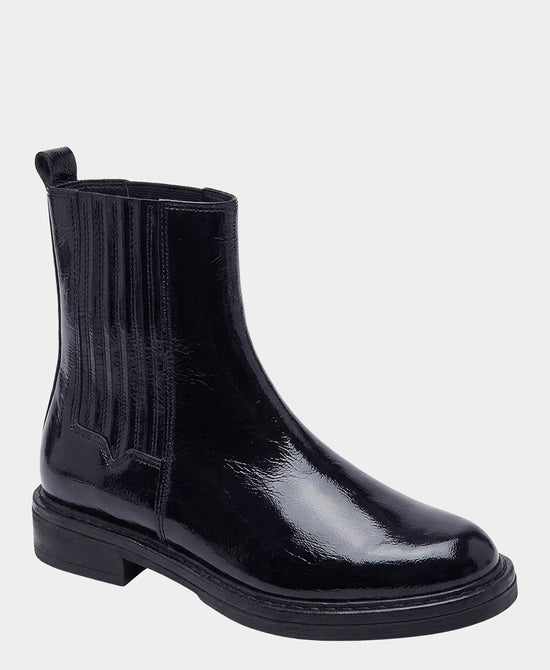 
Patent Leather Bootie in NAVY view 1