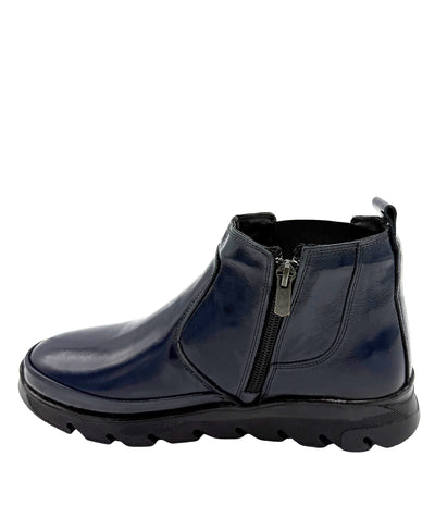Leather Gloss Bootie image 2