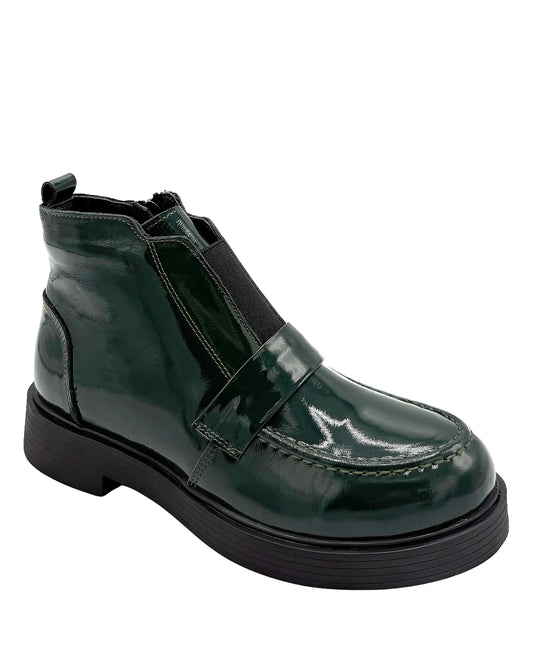 Leather Gloss Bootie view 