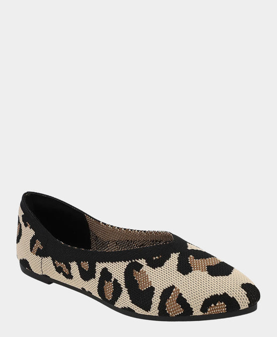 
Leopard Knit Ballet in BROWN/BLACK view 1