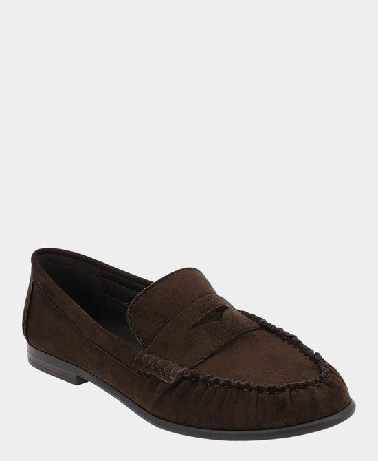 
Faux Suede Loafer in COFFEE view 1