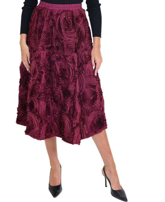 Rosette Midi Skirt view 