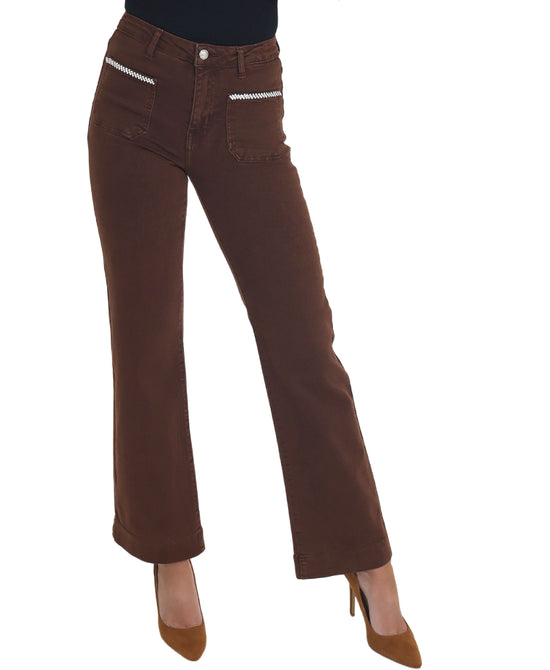 Jeans w/ Crystal Pocket Detail view 