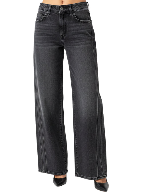 Jeans w/ Crystal Stripes view 