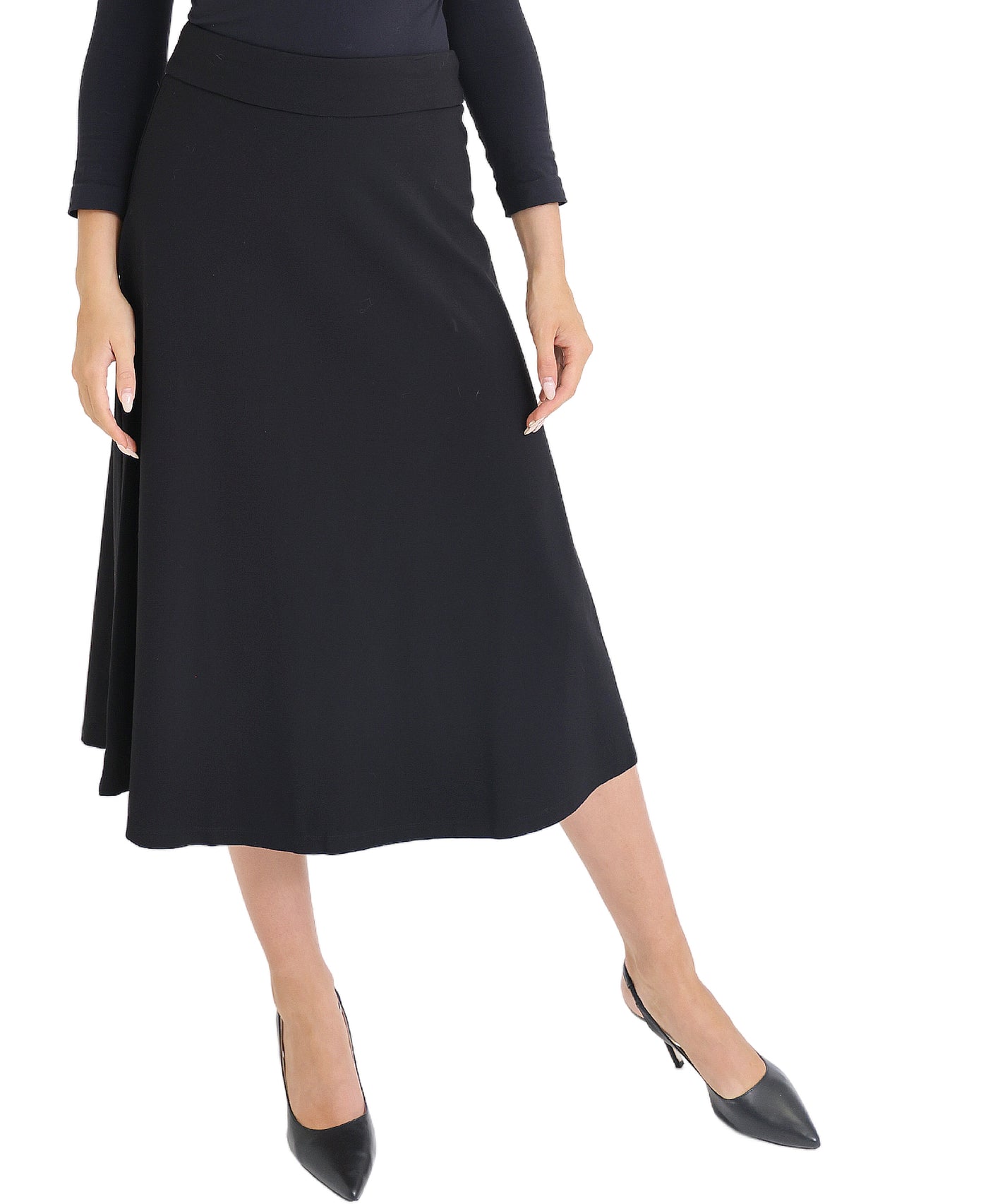 A-Line Midi Skirt view 1