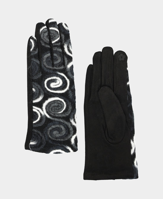 Gloves w/ Swirl Yarn Detail view 