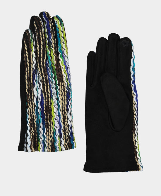 Gloves w/ Braided Yarn Detail view 