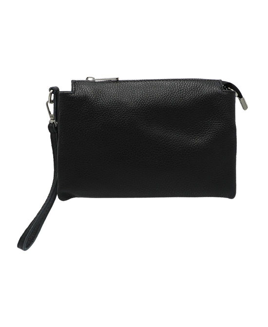 Leather Wristlet Bag view 1