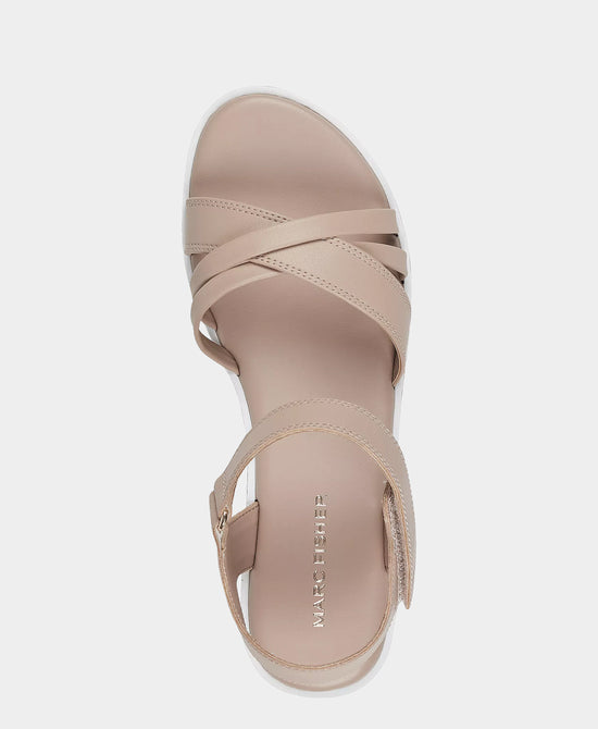 
Platform Sandal in LATTE view 2
