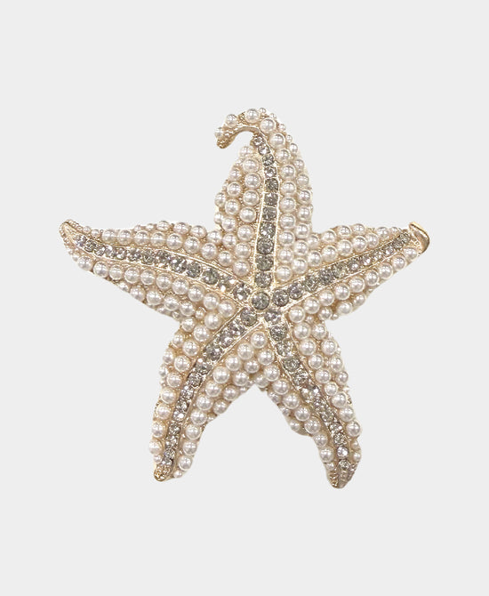 Pearl Starfish Brooch view 1