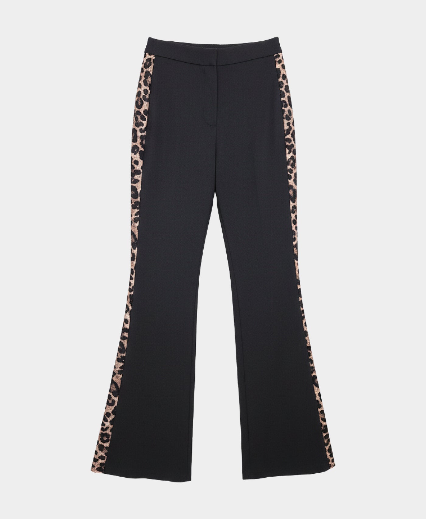 Pants w/ Leopard Print Trim view 4