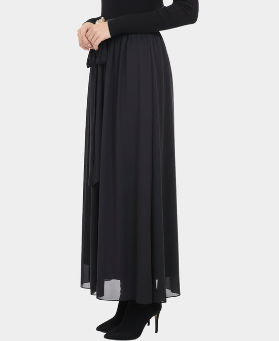 Maxi Skirt w/ Flower Metal Detail view 