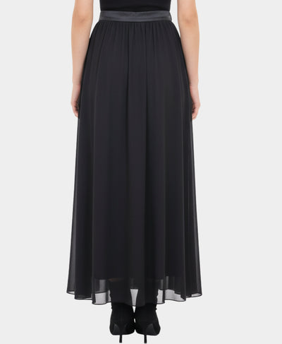 Maxi Skirt w/ Flower Metal Detail image 3
