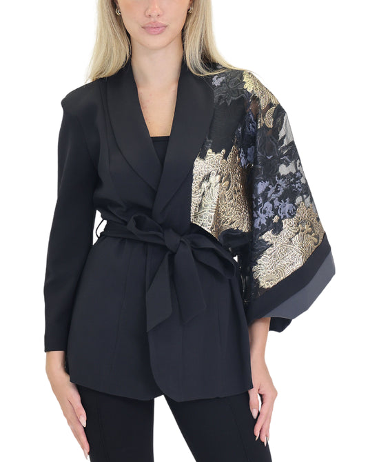Mixed Media Blazer view 