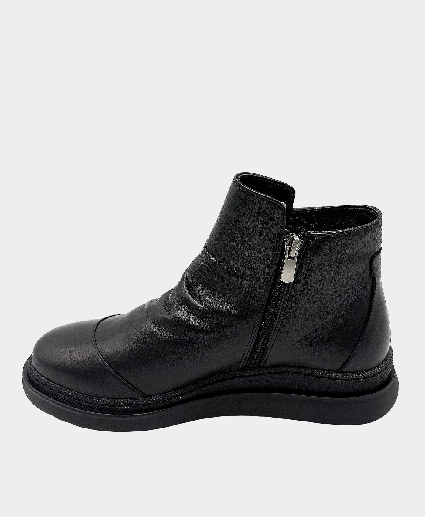 Leather Scrunch Bootie view 2