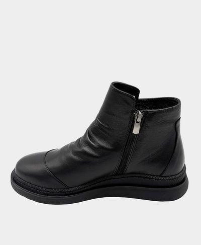 Leather Scrunch Bootie image 2