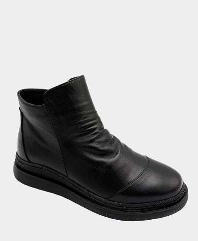 Leather Scrunch Bootie image 1