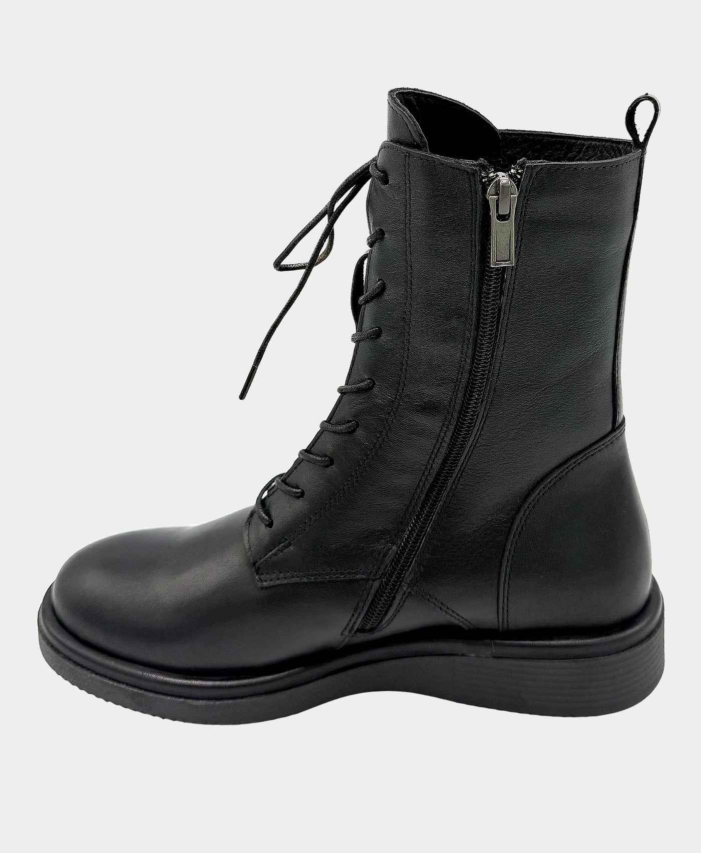 Leather Combat Boot view 2