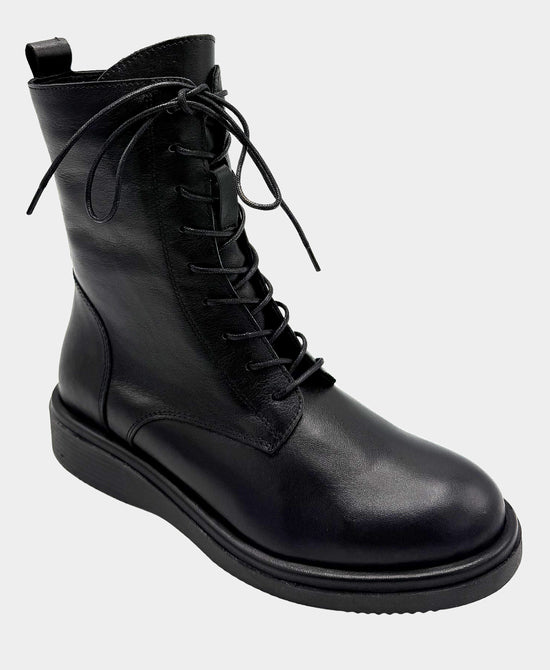 Leather Combat Boot view 