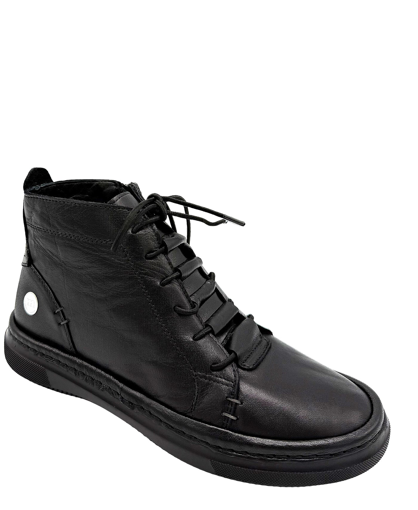 Leather Lace Up Bootie view 1