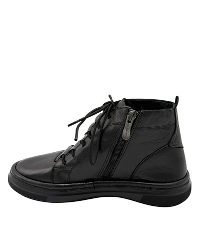 Leather Lace Up Bootie image 2