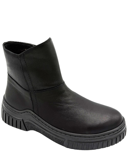 Leather Bootie view 