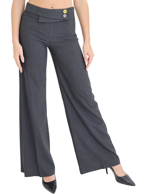 Solid Pants w/ Buttons view 